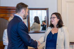 Miszalski, Gretchen McKeever Cureton, konsul, USA, spotkanie, zdjęcia