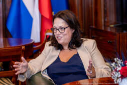 Miszalski, Gretchen McKeever Cureton, konsul, USA, spotkanie, zdjęcia