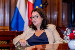 Miszalski, Gretchen McKeever Cureton, konsul, USA, spotkanie, zdjęcia