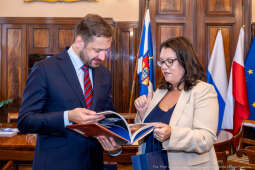 Miszalski, Gretchen McKeever Cureton, konsul, USA, spotkanie, zdjęcia