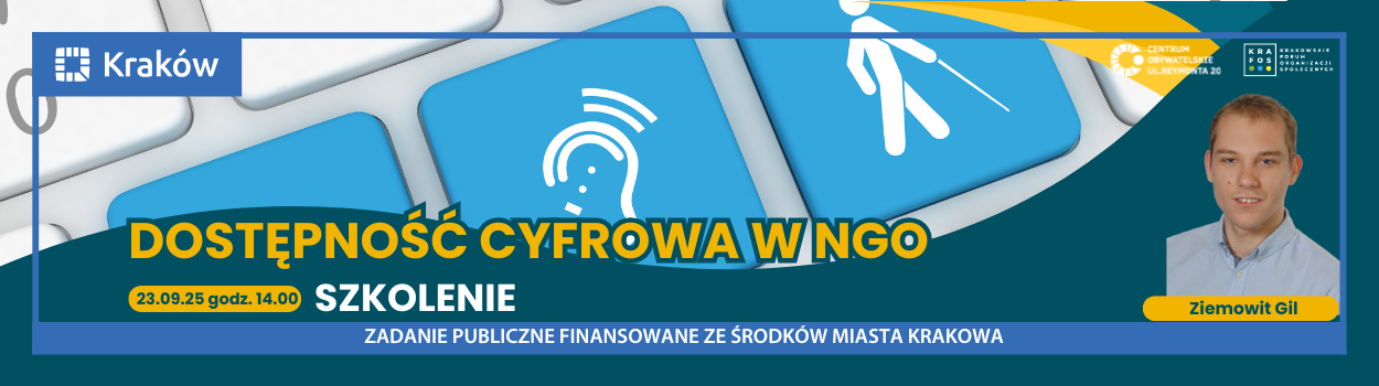 SZKOLENIE: Dostępność cyfrowa w NGO