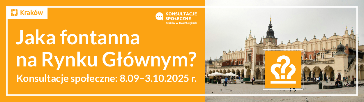 Konsultacje społeczne: Jaka fontanna na Rynku Głównym?