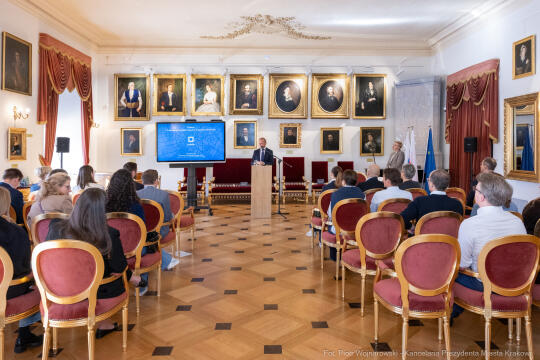 Miszalski, Serafin, komisarz, UE, spotkanie, Pałac Krzysztofory