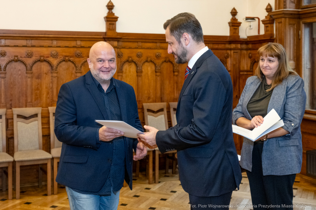 Miszalski, Klaman, Krakowska Rada Działalności Pożytku Publicznego, VI kadencja, podziękowania,   Autor: P. Wojnarowski