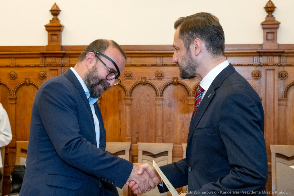 Miszalski, Klaman, Krakowska Rada Działalności Pożytku Publicznego, VI kadencja, podziękowania,   Autor: P. Wojnarowski