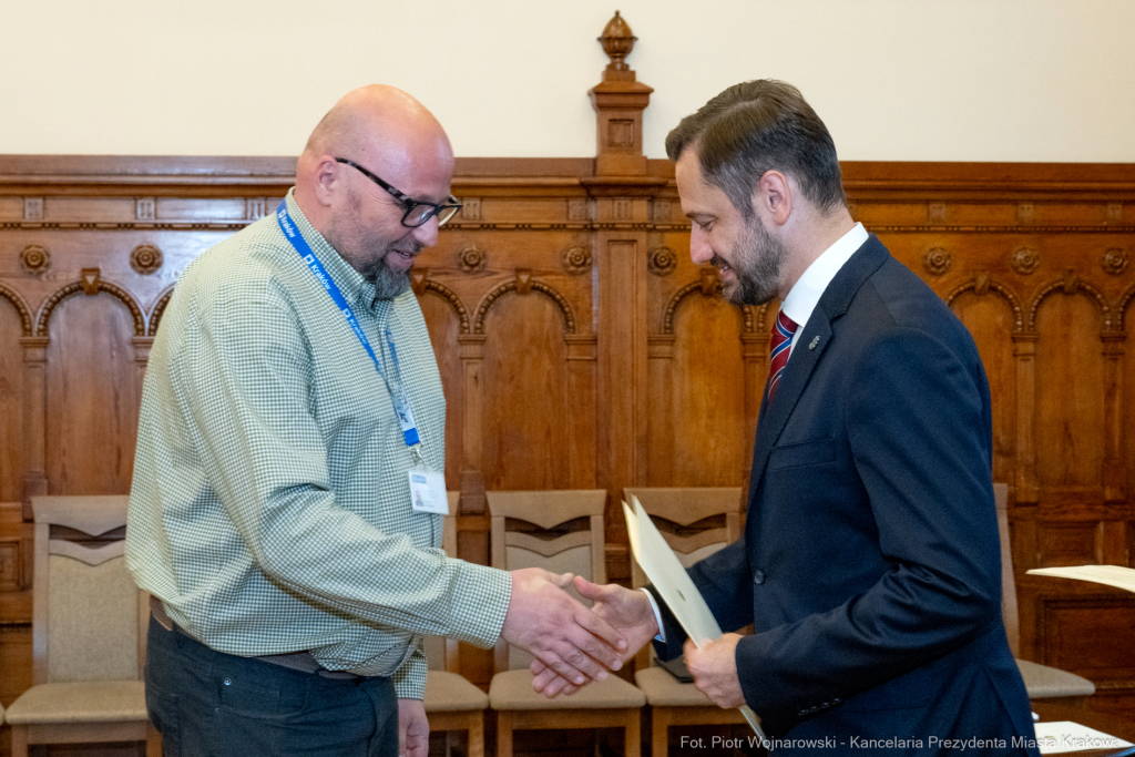 Miszalski, Klaman, Krakowska Rada Działalności Pożytku Publicznego, VI kadencja, podziękowania,   Autor: P. Wojnarowski