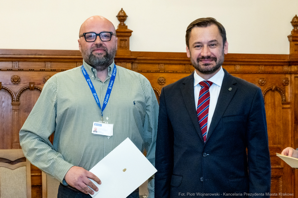 Miszalski, Klaman, Krakowska Rada Działalności Pożytku Publicznego, VI kadencja, podziękowania,   Autor: P. Wojnarowski