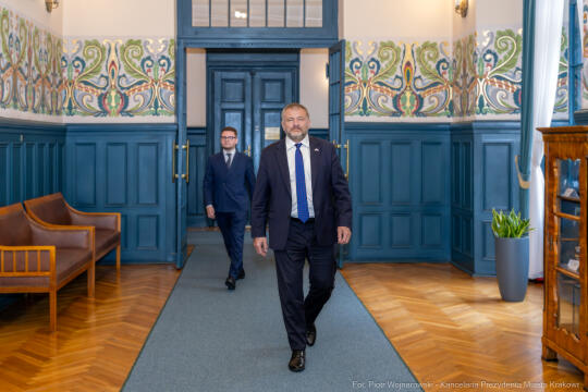 Miszalski, Żurek, wizyta, mninster sprawiedliwości, Kraków, zdjęcia