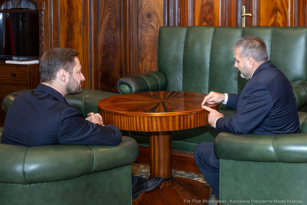 Miszalski, Żurek, wizyta, mninster sprawiedliwości, Kraków, zdjęcia  Autor: P. Wojnarowski