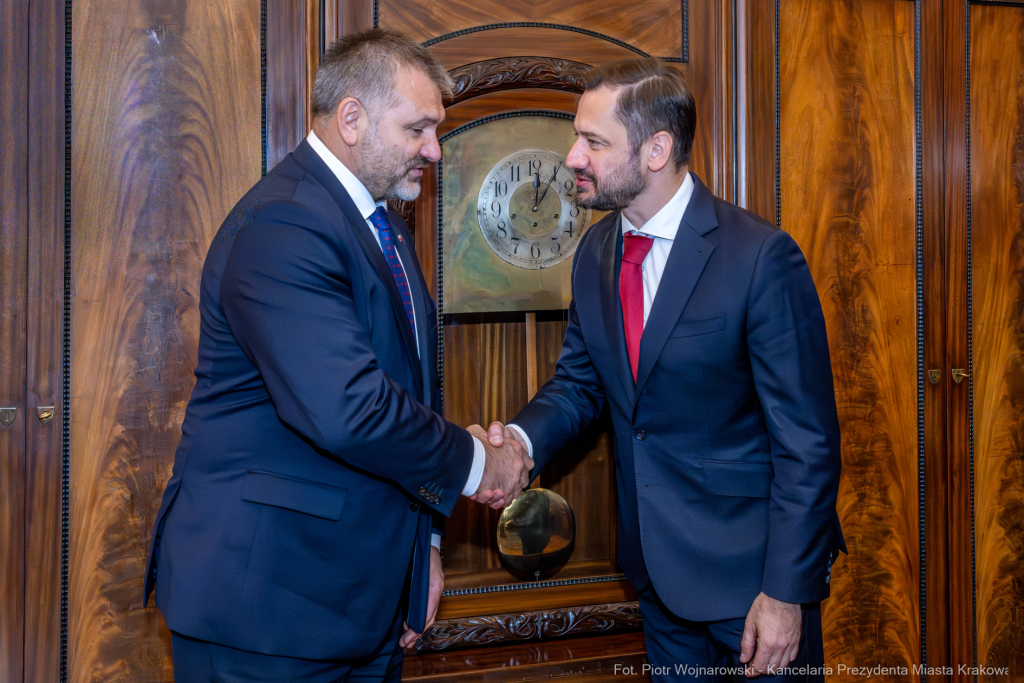 Miszalski, Żurek, wizyta, mninster sprawiedliwości, Kraków, zdjęcia  Autor: P. Wojnarowski