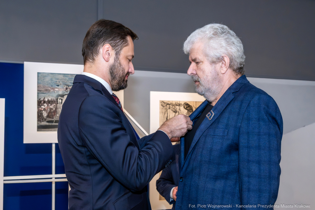 Miszalski, Jałowik, Bunkier Sztuki, jubileusz, 60 lat, wernisaż  Autor: P. Wojnarowski