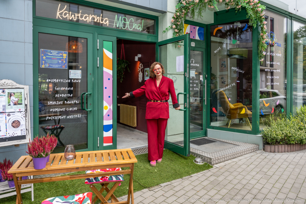 Miszalski, MOCna!, wizyta, kawiarnia, Katarzyna Kubicka, niepełnosprawność  Autor: P. Wojnarowski