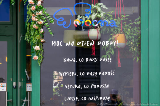 Miszalski, MOCna!, wizyta, kawiarnia, Katarzyna Kubicka, niepełnosprawność