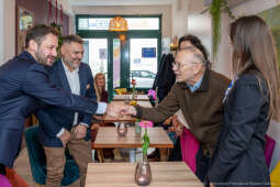 Miszalski, MOCna!, wizyta, kawiarnia, Katarzyna Kubicka, niepełnosprawność