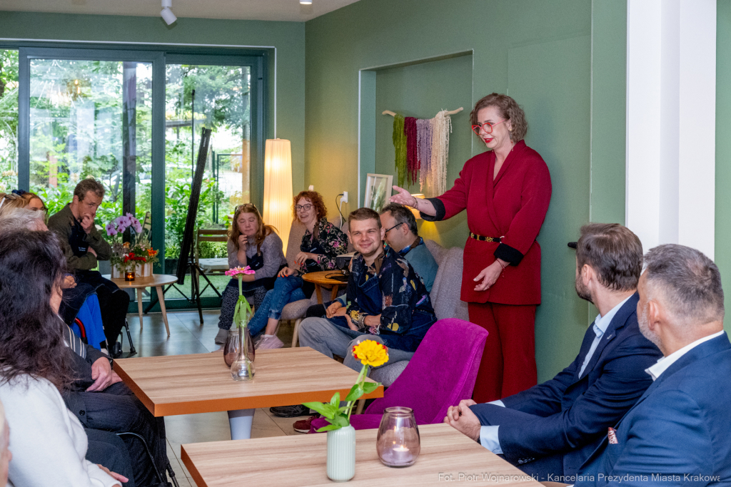 Miszalski, MOCna!, wizyta, kawiarnia, Katarzyna Kubicka, niepełnosprawność  Autor: P. Wojnarowski