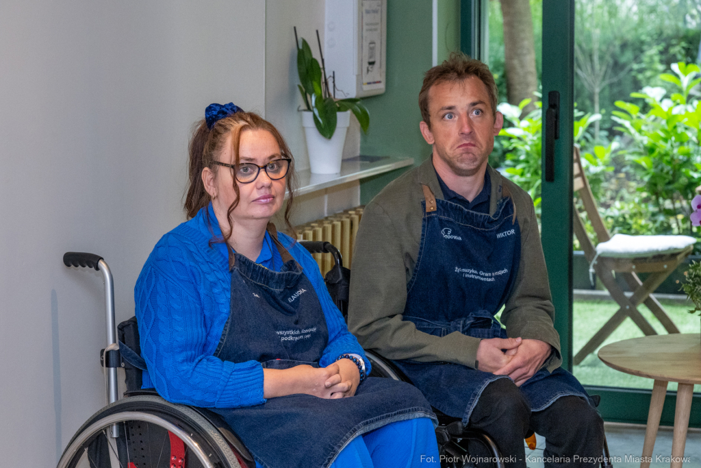 Miszalski, MOCna!, wizyta, kawiarnia, Katarzyna Kubicka, niepełnosprawność  Autor: P. Wojnarowski