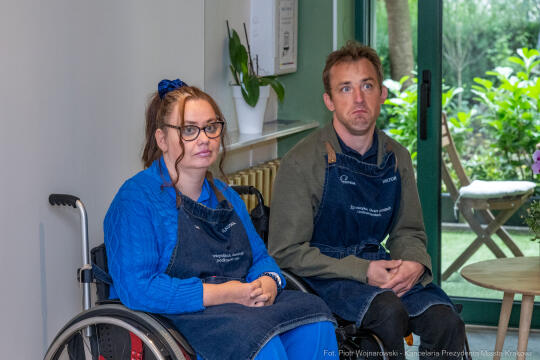 Miszalski, MOCna!, wizyta, kawiarnia, Katarzyna Kubicka, niepełnosprawność
