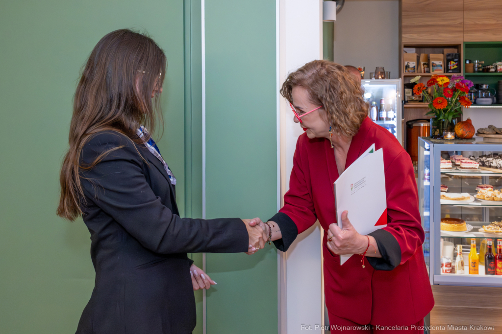 Miszalski, MOCna!, wizyta, kawiarnia, Katarzyna Kubicka, niepełnosprawność  Autor: P. Wojnarowski