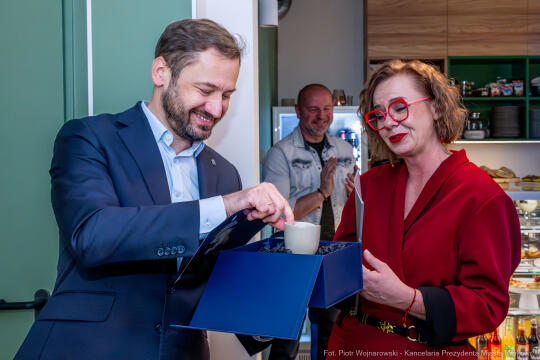 Miszalski, MOCna!, wizyta, kawiarnia, Katarzyna Kubicka, niepełnosprawność