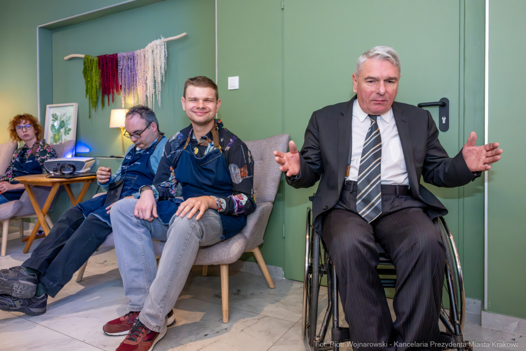 Miszalski, MOCna!, wizyta, kawiarnia, Katarzyna Kubicka, niepełnosprawność  Autor: P. Wojnarowski