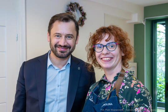 Miszalski, MOCna!, wizyta, kawiarnia, Katarzyna Kubicka, niepełnosprawność