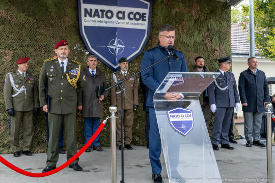 Mazur, Centrum Eksperckie Kontrwywiadu, przekazanie, NATO, kontrwywiad, zdjęcia
