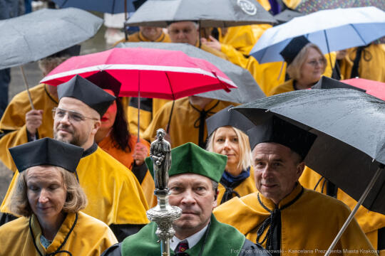 Uniwersytet Jagielloński, orszak, nowy rok akademicki, Miszalski, Kosek, zdjęcia