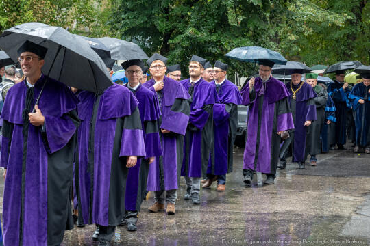 Uniwersytet Jagielloński, orszak, nowy rok akademicki, Miszalski, Kosek, zdjęcia