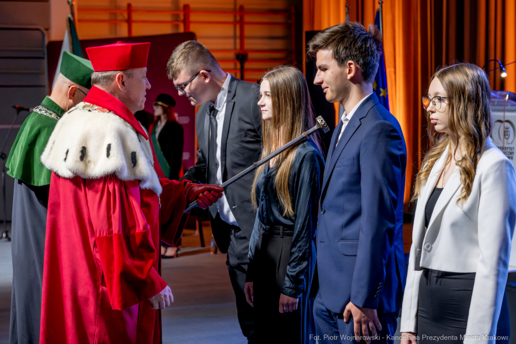 UEK, Uniwersytet Ekonomiczny, Mazur, immatrykulacja, Baładyga, Stawowy, zdjęcia  Autor: P. Wojnarowski