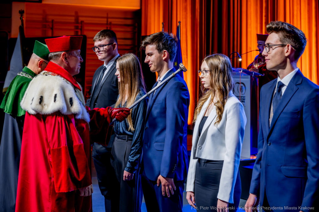 UEK, Uniwersytet Ekonomiczny, Mazur, immatrykulacja, Baładyga, Stawowy, zdjęcia  Autor: P. Wojnarowski