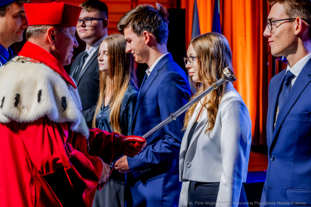 UEK, Uniwersytet Ekonomiczny, Mazur, immatrykulacja, Baładyga, Stawowy, zdjęcia  Autor: P. Wojnarowski