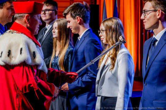 UEK, Uniwersytet Ekonomiczny, Mazur, immatrykulacja, Baładyga, Stawowy, zdjęcia