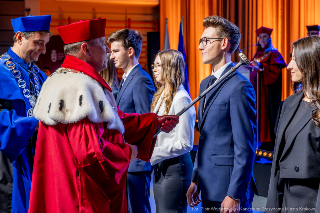 UEK, Uniwersytet Ekonomiczny, Mazur, immatrykulacja, Baładyga, Stawowy, zdjęcia  Autor: P. Wojnarowski