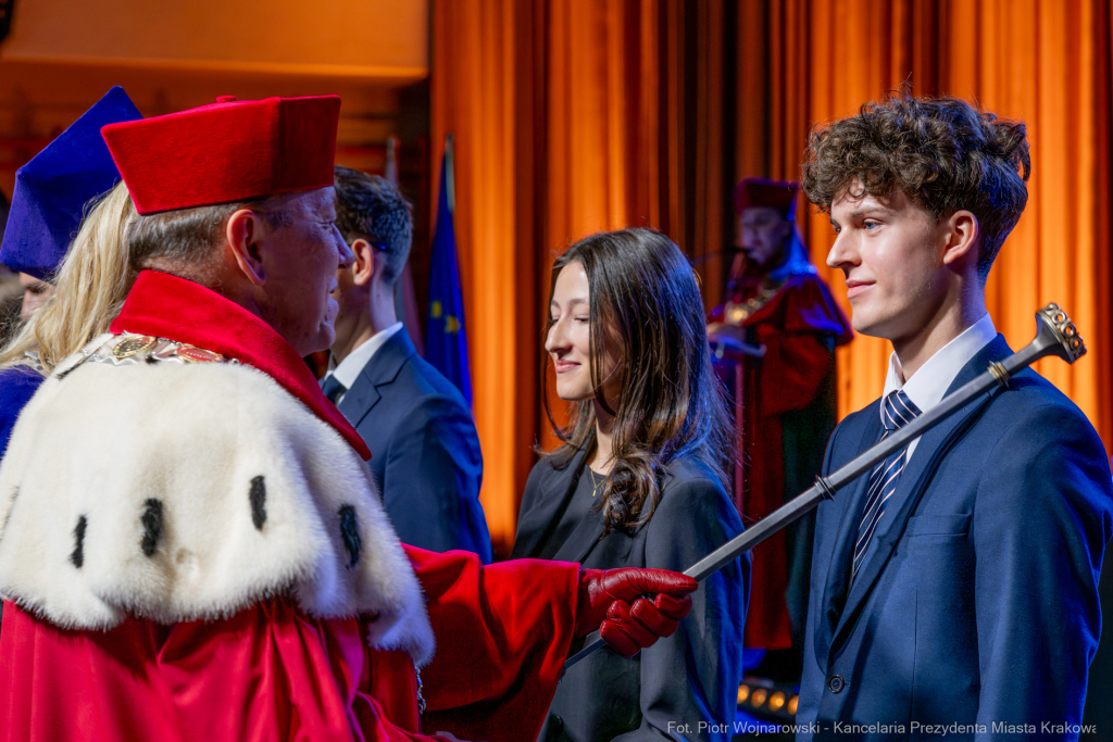 UEK, Uniwersytet Ekonomiczny, Mazur, immatrykulacja, Baładyga, Stawowy, zdjęcia  Autor: P. Wojnarowski