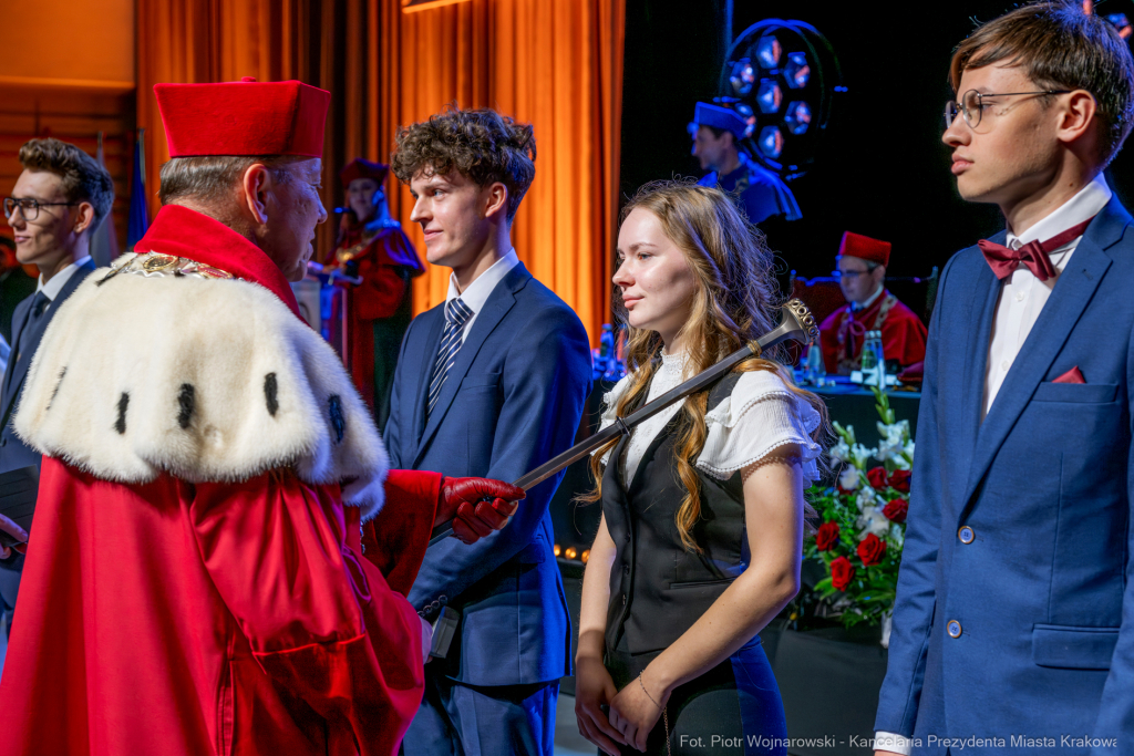 UEK, Uniwersytet Ekonomiczny, Mazur, immatrykulacja, Baładyga, Stawowy, zdjęcia  Autor: P. Wojnarowski