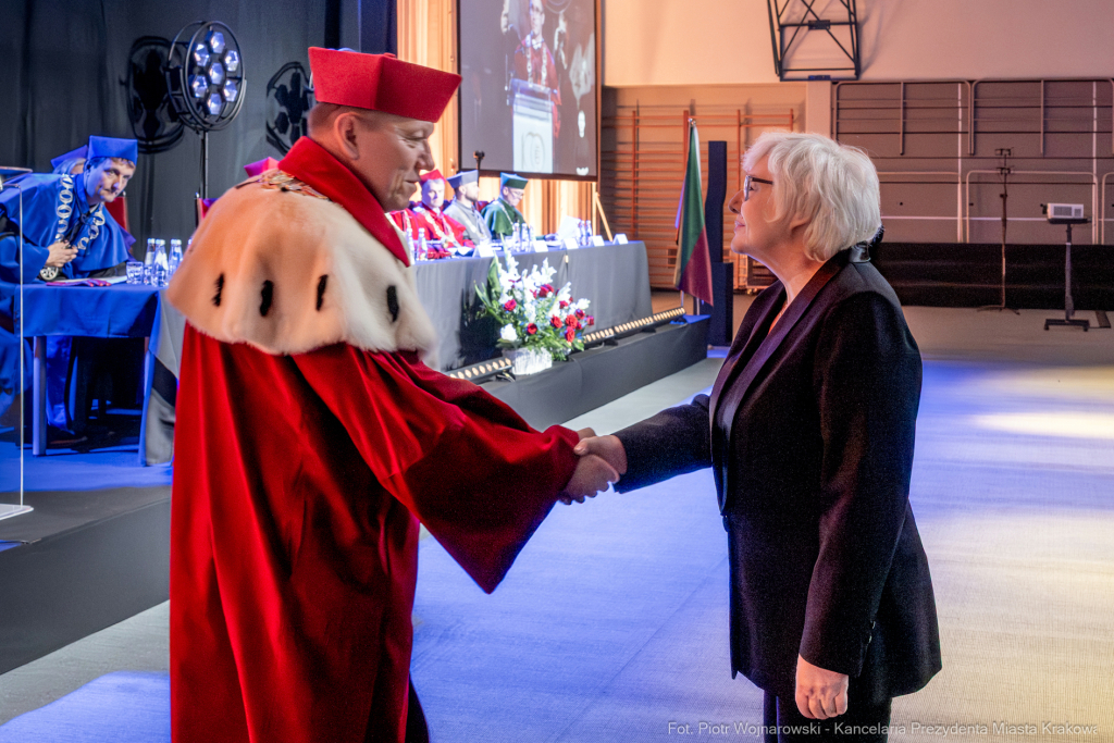 UEK, Uniwersytet Ekonomiczny, Mazur, immatrykulacja, Baładyga, Stawowy, zdjęcia  Autor: P. Wojnarowski