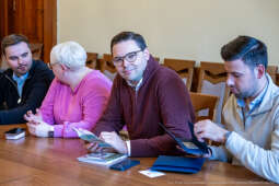 PW_591_005_fot. Piotr Wojnarowski.jpg-Spotkanie, Kosek, Niemcy, Hesja, politycy, CDU, zdjęcia