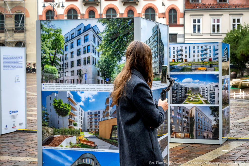 Wystawa, „3. dekada. Architektura Krakowa 2020–2030”, Sepioł, Plac Szczepański, zdjęcia  Autor: P. Wojnarowski