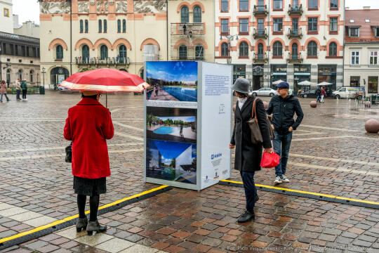 Wystawa, „3. dekada. Architektura Krakowa 2020–2030”, Sepioł, Plac Szczepański, zdjęcia