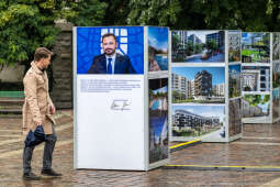 Wystawa, „3. dekada. Architektura Krakowa 2020–2030”, Sepioł, Plac Szczepański, zdjęcia