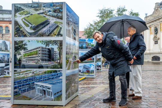 Wystawa, „3. dekada. Architektura Krakowa 2020–2030”, Sepioł, Plac Szczepański, zdjęcia