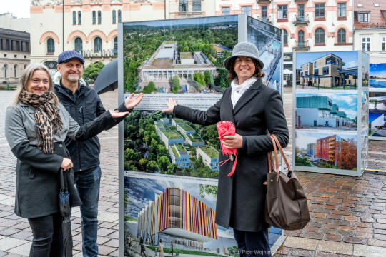 Wystawa, „3. dekada. Architektura Krakowa 2020–2030”, Sepioł, Plac Szczepański, zdjęcia