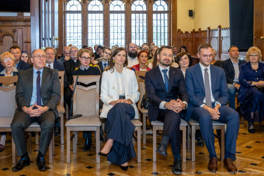 Dom Pomocy Społecznej im. L. i A. Helclów, jubileusz, 135 lat, DPS, Miszalski, Klaman, Romaniak, z