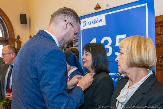 Dom Pomocy Społecznej im. L. i A. Helclów, jubileusz, 135 lat, DPS, Miszalski, Klaman, Romaniak, z