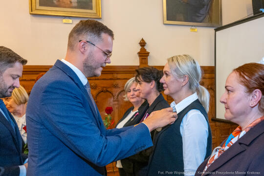 Dom Pomocy Społecznej im. L. i A. Helclów, jubileusz, 135 lat, DPS, Miszalski, Klaman, Romaniak, z