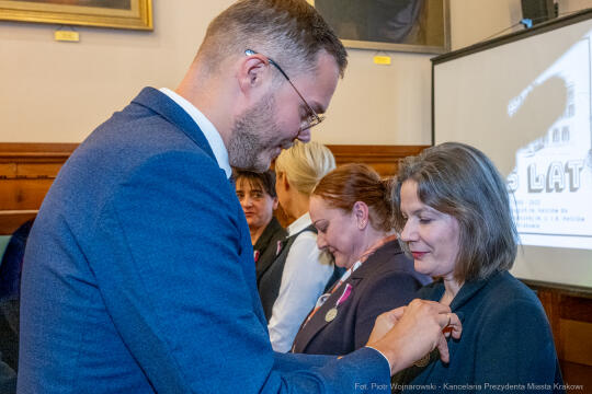 Dom Pomocy Społecznej im. L. i A. Helclów, jubileusz, 135 lat, DPS, Miszalski, Klaman, Romaniak, z