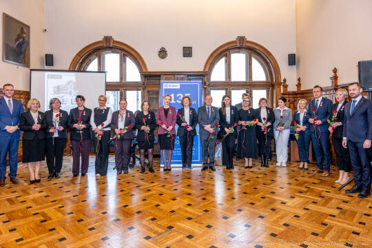 Dom Pomocy Społecznej im. L. i A. Helclów, jubileusz, 135 lat, DPS, Miszalski, Klaman, Romaniak, z