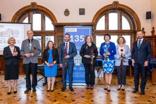 Dom Pomocy Społecznej im. L. i A. Helclów, jubileusz, 135 lat, DPS, Miszalski, Klaman, Romaniak, z