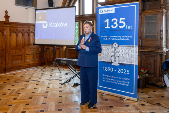 Dom Pomocy Społecznej im. L. i A. Helclów, jubileusz, 135 lat, DPS, Miszalski, Klaman, Romaniak, z