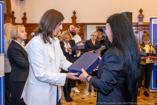 Dom Pomocy Społecznej im. L. i A. Helclów, jubileusz, 135 lat, DPS, Miszalski, Klaman, Romaniak, z